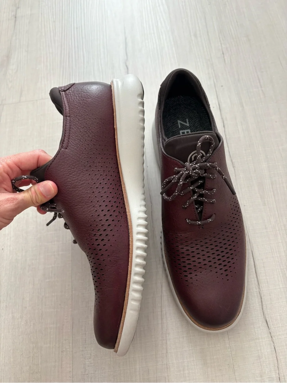Cole Haan Men's Burgundy Dress Shoes Size 9.5